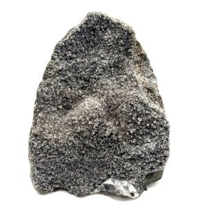 Black Galaxy Amethyst Crystal Cluster Sugar Druzy 3”